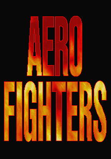 Pantalla de título de Aero Fighters