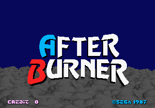 Pantalla de título de After Burner