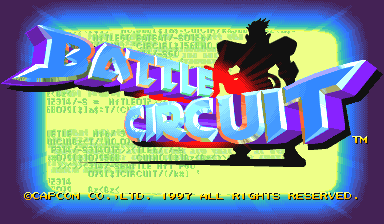 Pantalla de título de Battle Circuit