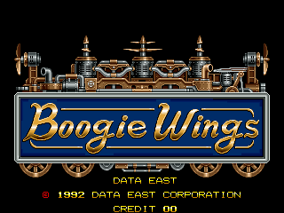 Pantalla de título de Boogie Wings