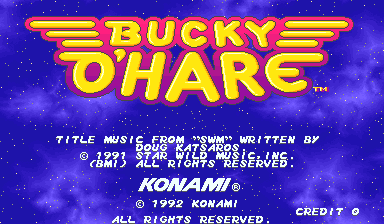 Pantalla de título de Bucky O'Hare