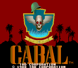 Pantalla de título de Cabal