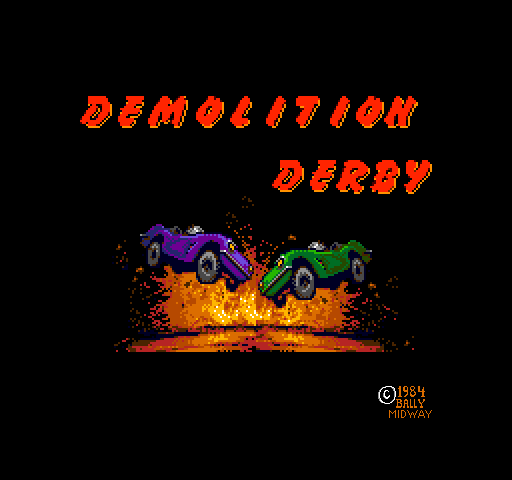 Pantalla de título de Demolition Derby