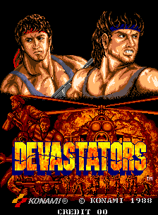 Pantalla de título de Devastators