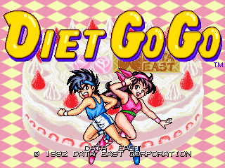 Pantalla de título de Diet Go Go