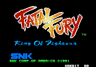 Pantalla de título de Fatal Fury