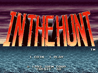 Pantalla de título de In the Hunt