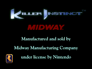 Pantalla de título de Killer Instinct