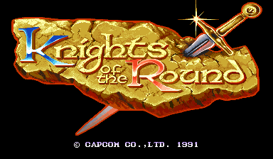 Pantalla de título de Knights of the Round