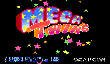 Pantalla de título de Mega Twins
