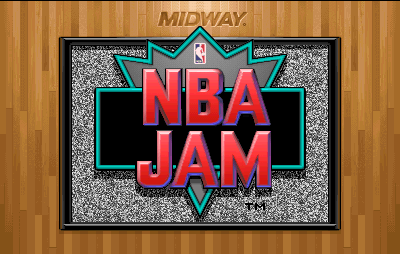 Pantalla de título de NBA Jam