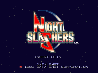 Pantalla de título de Night Slashers