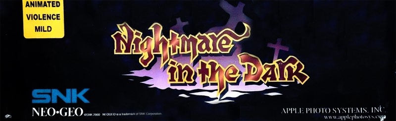 Marquesina de Nightmare in the Dark