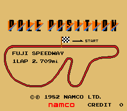 Pantalla de título de Pole Position