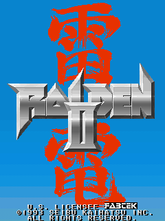 Pantalla de título de Raiden II