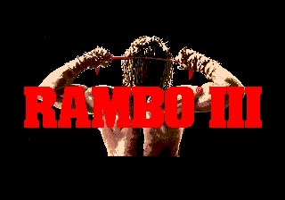 Pantalla de título de Rambo III