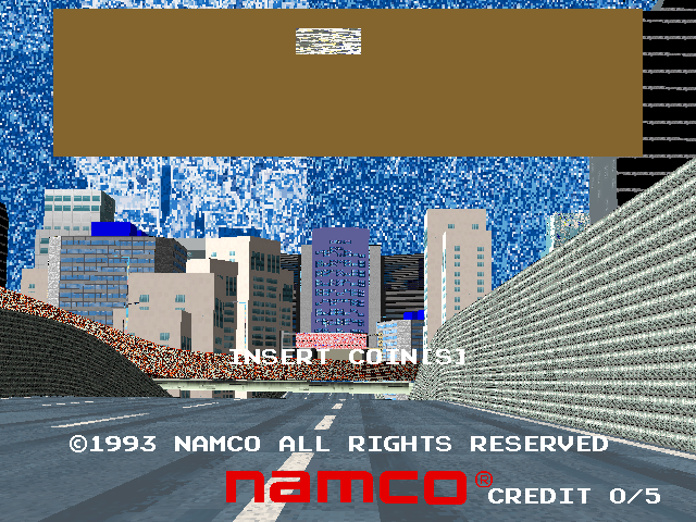 Pantalla de título de Ridge Racer
