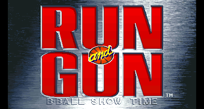 Pantalla de título de Run and Gun