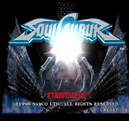 Pantalla de título de Soul Calibur