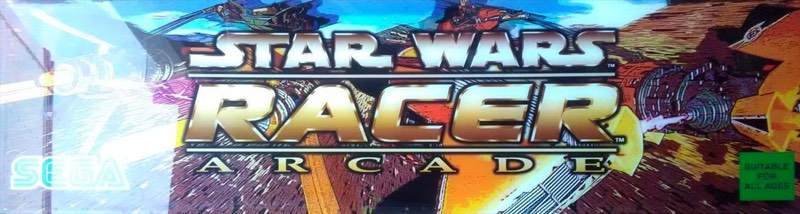 Marquesina de Star Wars Racer Arcade