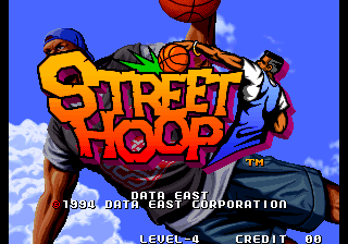 Pantalla de título de Street Hoop