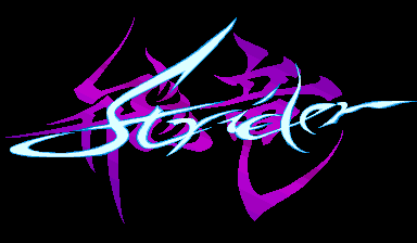 Pantalla de título de Strider