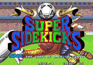 Pantalla de título de Super Sidekicks