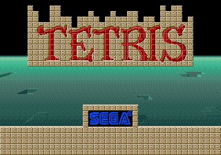 Pantalla de título de Tetris