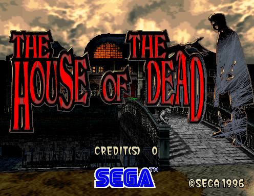 Pantalla de título de The House of the Dead