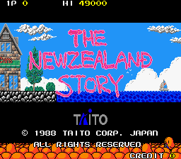 Pantalla de título de The New Zealand Story
