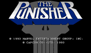 Pantalla de título de The Punisher