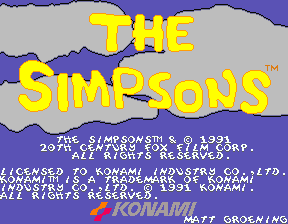 Pantalla de título de The Simpsons
