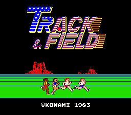 Pantalla de título de Track & Field