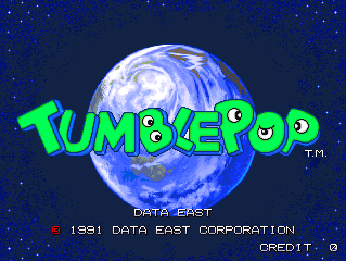 Pantalla de título de Tumblepop