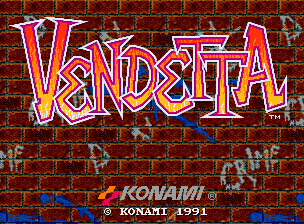 Pantalla de título de Vendetta